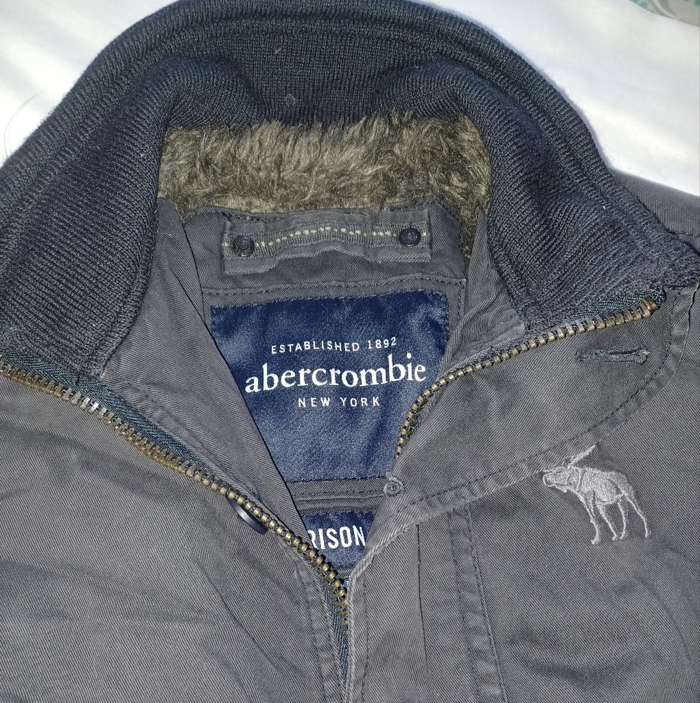 Boys Medium Abercrombie Harrison Jacket Very Warm